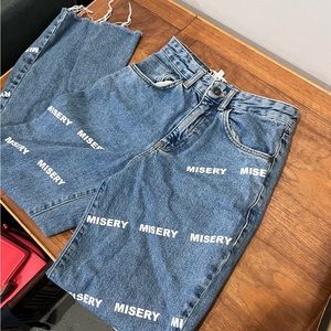 The ragged priest flare jeans